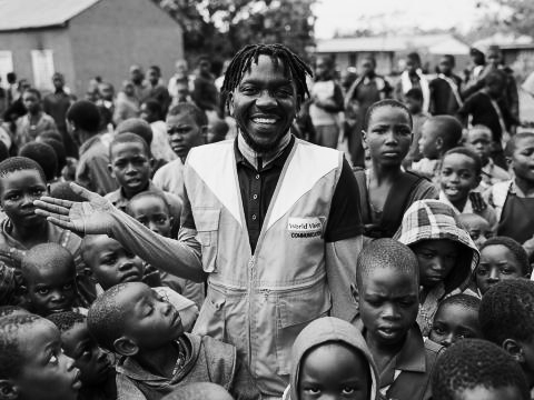 Children supported through World Vision sponsorship